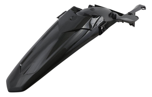 UFO Black Plastic Rear MX Fender (YA02858#001)