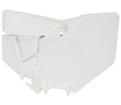 UFO White Plastic Front Number Plate (KT04063#047)