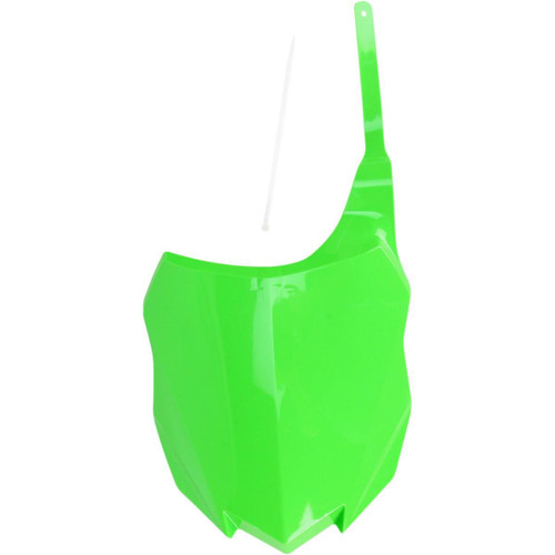 UFO KX Green Plastic Front Number Plate (KA02742#026)