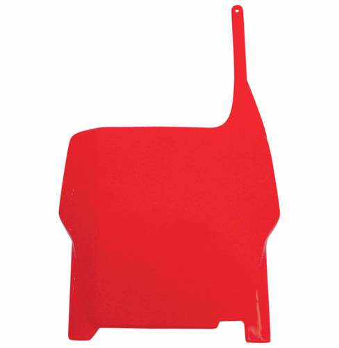 UFO Red Plastic Front Number Plate (HO03633-070)