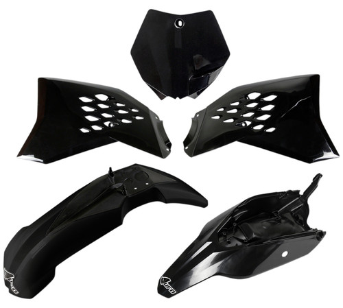 UFO Complete Black Plastic Body Kit for '12-15 KTM 65 SX (KTKIT525@001)