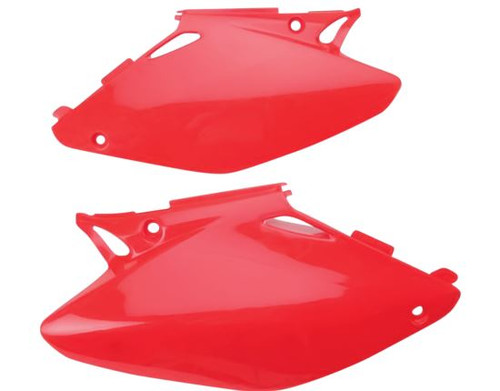 UFO Red Plastic Rear Side Panels (HO03690#070)