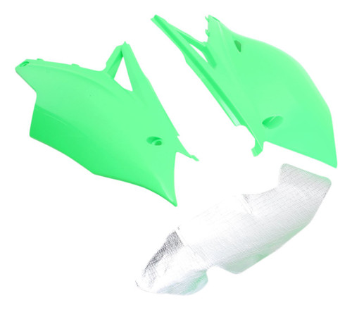 UFO Fluo Green Plastic Rear Side Panels (KA04752#AFLU)