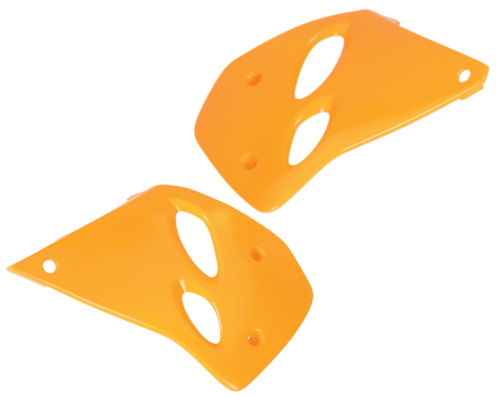 UFO Radiator Orange Shroud Covers for '93-97 KTM 250/300/360 (KT03022#126)