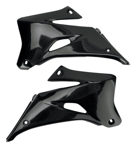 UFO Black Plastic Radiator Shrouds/Covers (YA04829#001)