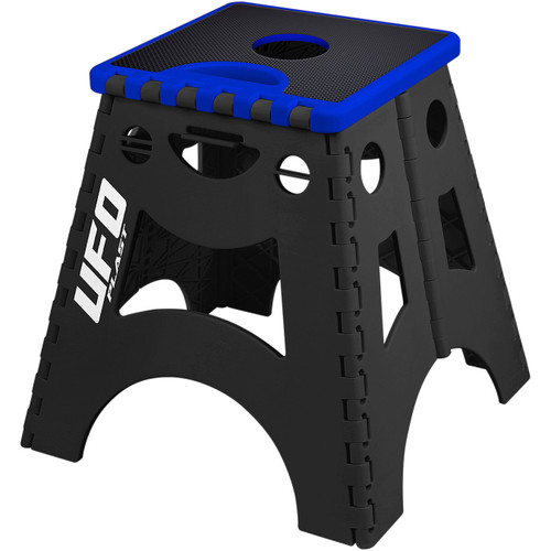 UFO Foldable Blue/Black Plastic MX Bike Stand (AC02428-C)