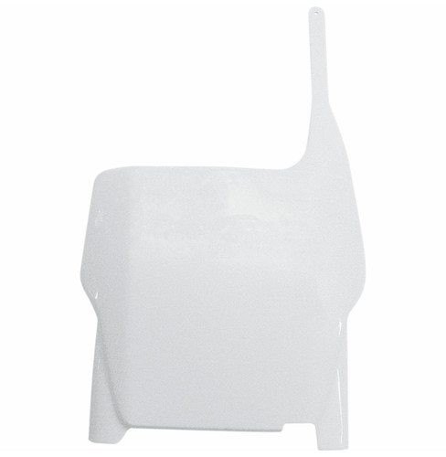 UFO White Plastic Front Number Plate (HO03633#041)
