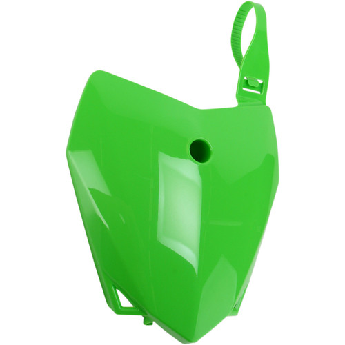 UFO KX Green Plastic Front Number Plate (KA04718#026)