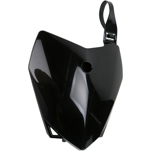 UFO Black Plastic Front Number Plate (KA04718-001)