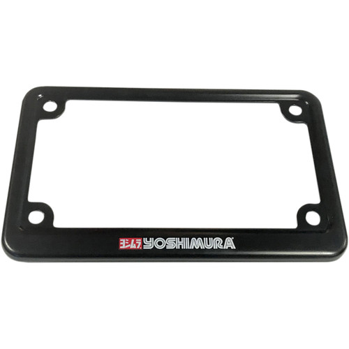 Yoshimura License Plate Frame - Black Aluminum (070BG-LPF-K)