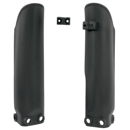 UFO Front Fork Tube Protectors | Black Plastic | '02-26 KTM 65 SX (KT04011#001)