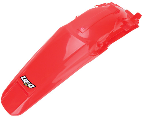 UFO Rear Fender - Red Plastic - Non-LED- '04-17 Honda CRF250X (HO03648#070)