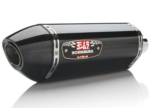 Yoshimura R-77 Carbon Fiber/Stainless Street Series Slip-On Muffler (1160020220)