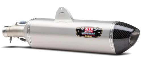Yoshimura R-77 Stainless/Carbon Works Finish Race Slip-On Muffler (19701BD520)