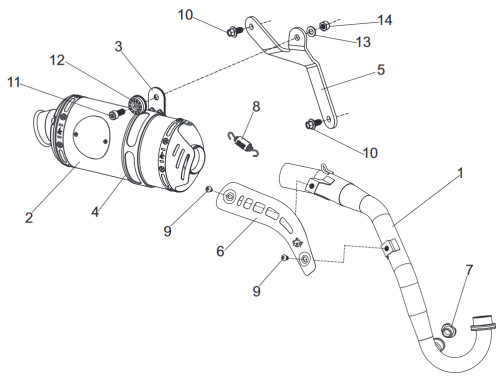 Yoshimura RS-3 Stainless/Ti Works Race Exhaust '19-23 Honda Monkey (12130A5500)