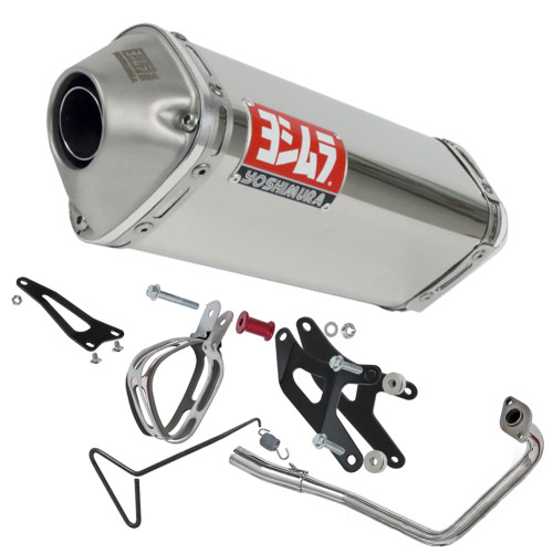 Yoshimura TRC Tri-Oval Stainless Exhaust System '03-24 Honda Ruckus 50 (1290075)