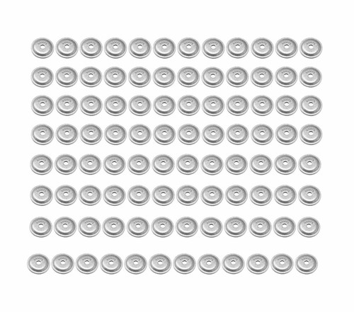 Woodys Round Digger 5/16" Natural Aluminum Support Plates 96 Pack (AWA-3775-B)