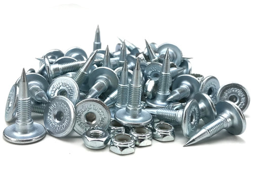Woodys .875" Traction Master Eliminator Steel Studs 1/4"-28 48pk (GEP-8750)