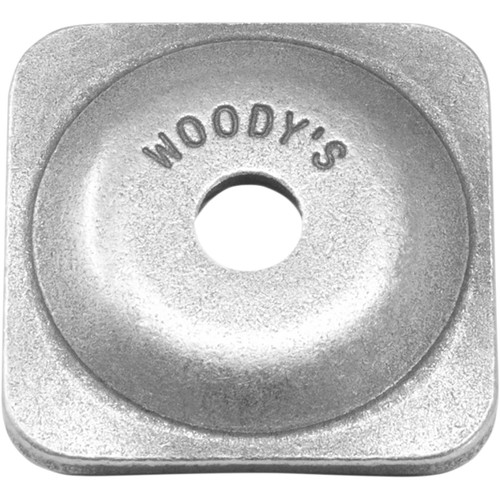 Woodys Natural Finish Square Grand Digger Support Plates 48 Pack (ASG-3775-48)