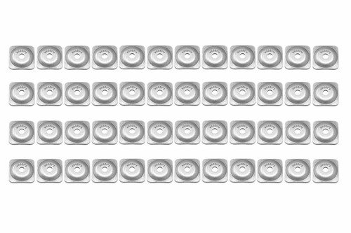 Woodys Natural Finish Square Grand Digger Support Plates 48 Pack (ASG-3775-48)