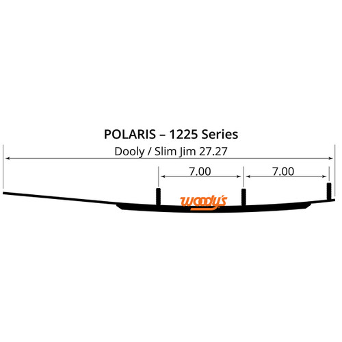 Woodys Dooly 8" Carbide Wear Bar Runner (DP8-1225)