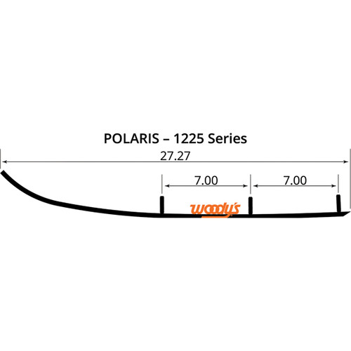 Woodys Executive Series 8" Carbide Wear Bar Runners (WPI-1225)