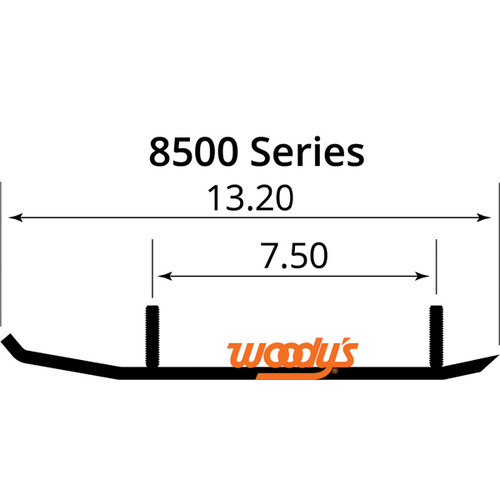 Woodys Ace 6" Carbide Wearbar Runners (AY6-8500)