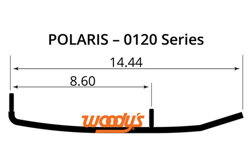 Woodys Mini Sled Standard Runners (RUP-0120)