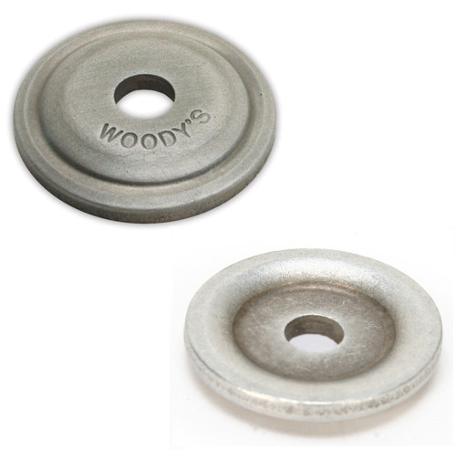 Woodys Round Digger 5/16" Aluminum Support Backer Plates 144-Pack (AWA-3775-C)