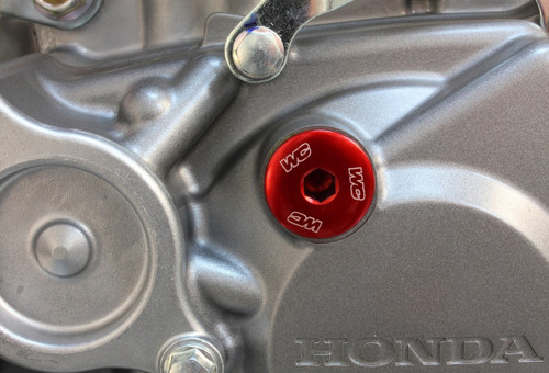Works Connection Red Aluminum Engine Plug Kit (24-508)