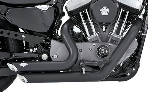 Vance & Hines Shortshots Black Staggered Exhaust System Harley Sportster (47219)