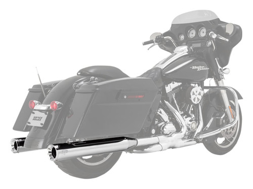Vance & Hines Eliminator 400 Chrome Slip-On Exhaust Mufflers (16703)