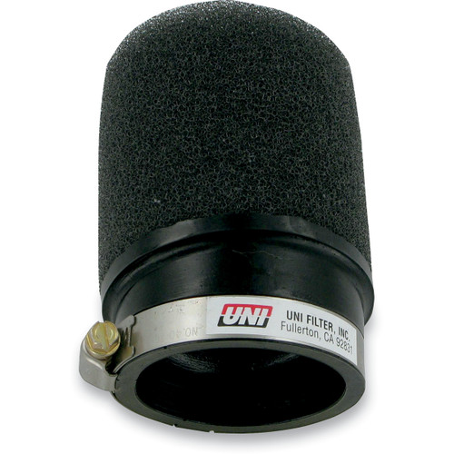 UNI Angled Pod Snowmobile Foam Air Filter Flange 2.25", Length 4" (UP-4229SA)