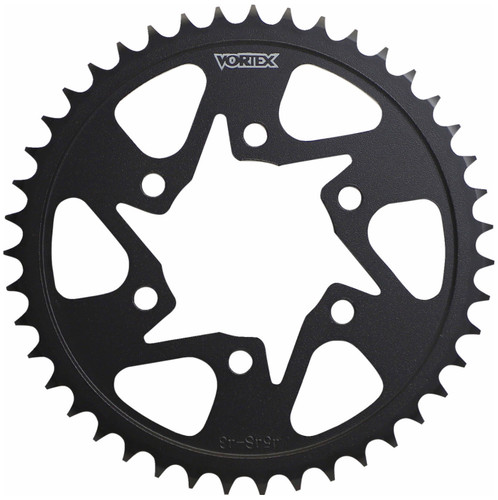 Vortex Steel Rear Sprocket Satin Black 43 Tooth (454S-43)