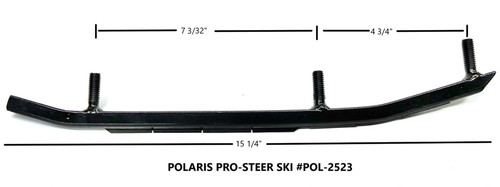 Stud Boy Deuce 6" Carbide Snowmobile Wear Bar Runner (POL-D2523-60)