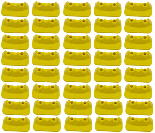 Stud Boy Pro+ SuperLite Double Backer Plates Hi Viz Yellow 48pk (2522-P2-HVY)