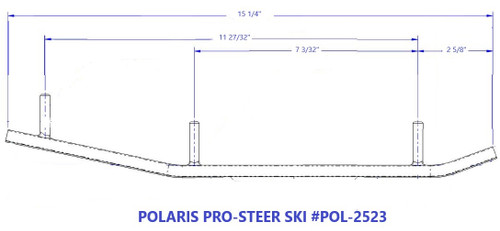 Stud Boy Deuce 9" Carbide Snowmobile Wear Bar Runner (POL-D2523-90)