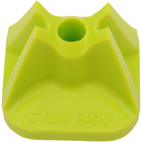 Stud Boy Pro+ SuperLite Single Backer Plates Hi-Vis Green 24pk (2513-P1-HVG)