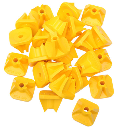 Stud Boy Pro Series Yellow SuperLite Single Backer Plates 24pk (2513-P1-YEL)