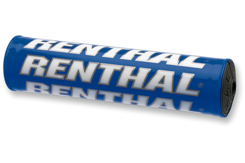 Renthal Mini SX 8.5in/205mm Blue/Silver/White Handlebar Pad (P217)