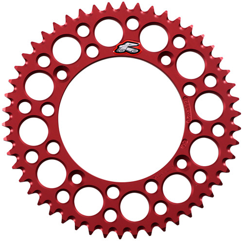 Renthal Ultralight Aluminum Rear Sprocket Red 50 Tooth (189U-420-50GRRD)