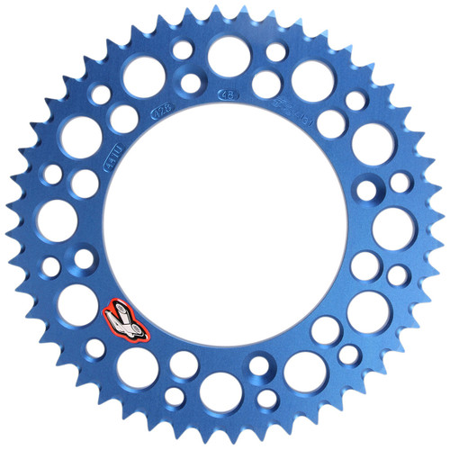 Renthal Ultralight Aluminum Rear Sprocket Blue 48 Tooth (441U-428-48GPBU)