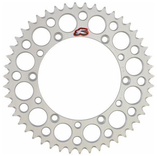 Renthal Ultralight Aluminum Rear Sprocket Silver 47 Tooth (112U-520-47GESI)