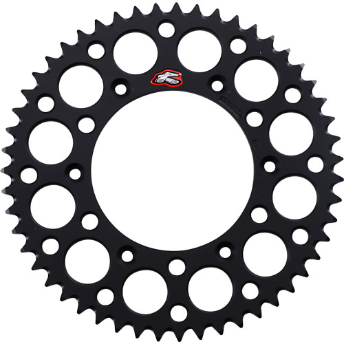 Renthal Ultralight Aluminum Rear Sprocket Black 51 Tooth (224U-520-51GPBK)