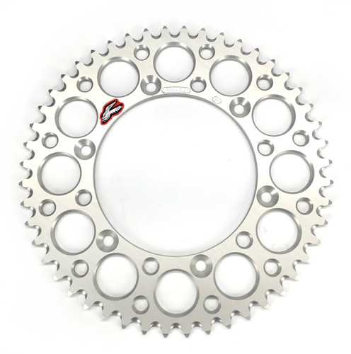 Renthal Ultralight Aluminum Rear Sprocket Silver 48 Tooth (150U-520-48GBSI)