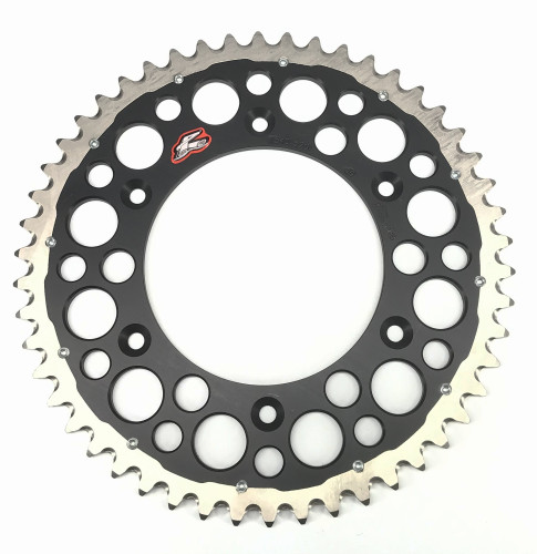 Renthal TwinRing Rear Sprocket Black 50 Tooth (1540-520-50GPBK)