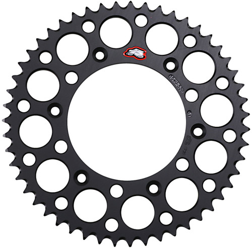 Renthal Ultralight Aluminum Black Rear Sprocket 51 Tooth (154U-520-51GRBK)