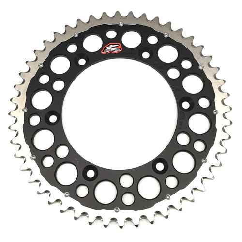 Renthal TwinRing Rear Sprocket Black 48 Tooth (1500-520-48GPBK)