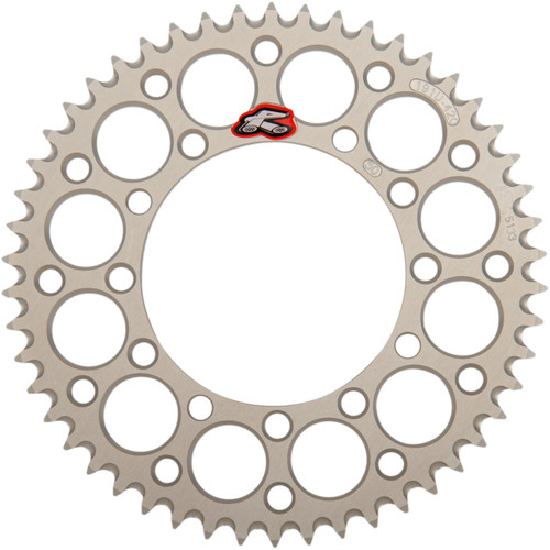 Renthal Ultralight Aluminum Rear Sprocket Silver 50 Tooth (191U-420-50GESI)