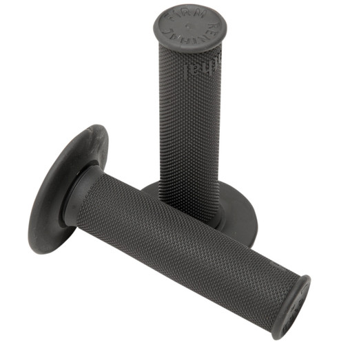 Renthal Full Diamond Single Compound Firm Black Handlebar Grips (G091)